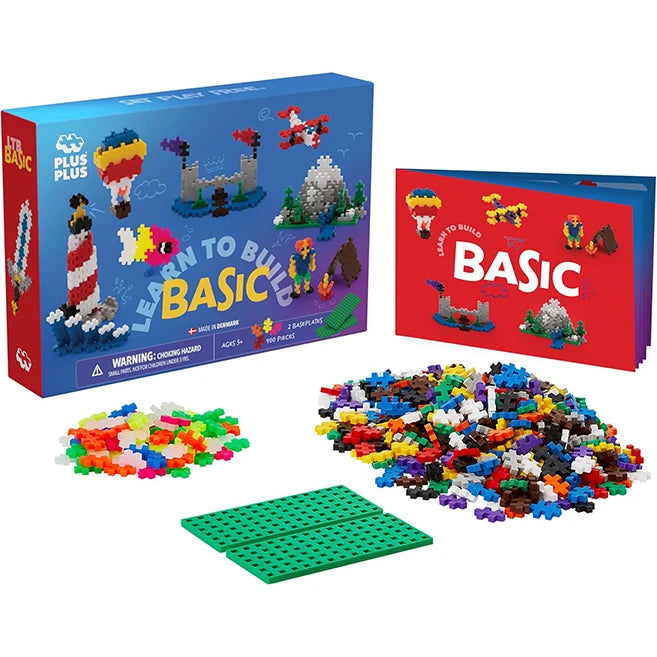 Plus-Plus Learn to Build - Basic - Best for Ages 5 to 10 - US 1823