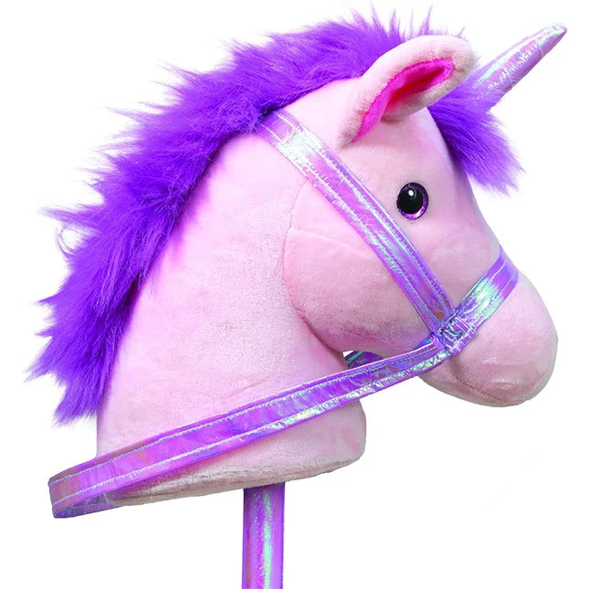 Starlight Unicorn Light Up Hobby Horse - Best for Ages 3 to 7 - US 9938