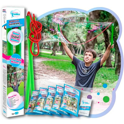 WOWmazing Giant Bubble Concentrate Kit Plus - Best for Ages 6 to 12 - US 9015