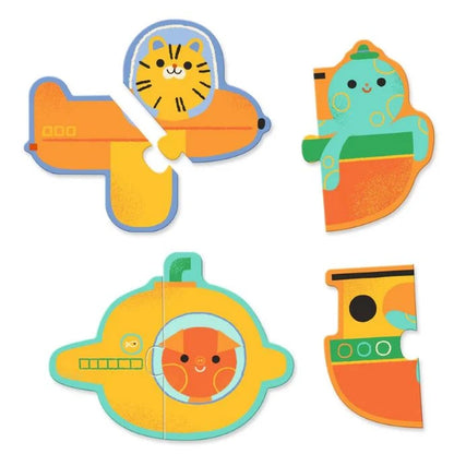 Vehicles Puzzle Duo - Best Early Learning Toys for Ages 2 to 5 - US 4243