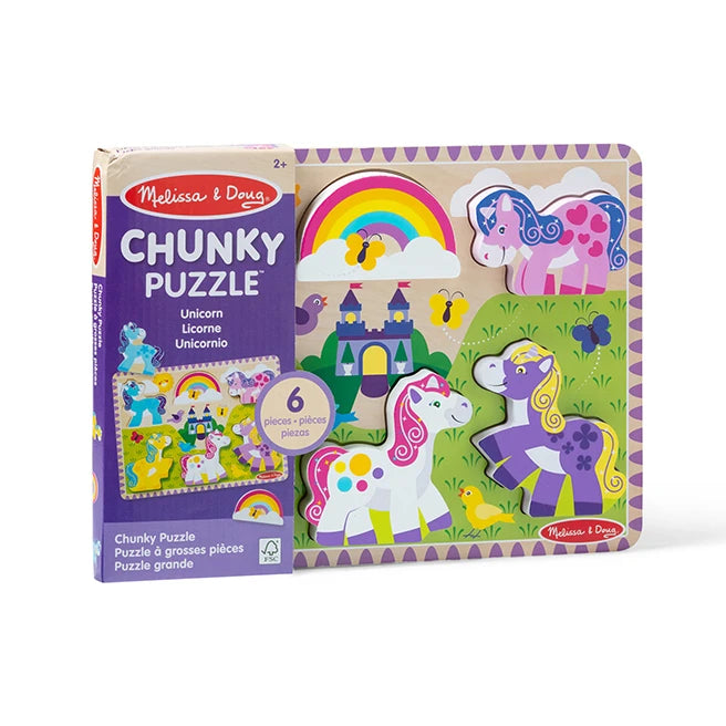 Unicorn Chunky Puzzle - - Fat Brain Toys - US 8223