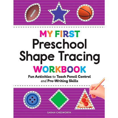 My First Preschool Shape Tracing Workbook - Best Books for Ages 3 to 4 - US 5671