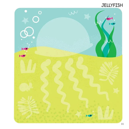 First Fun Sticker Painting - Ocean Creatures - Best for Ages 4 to 8 - US 8107