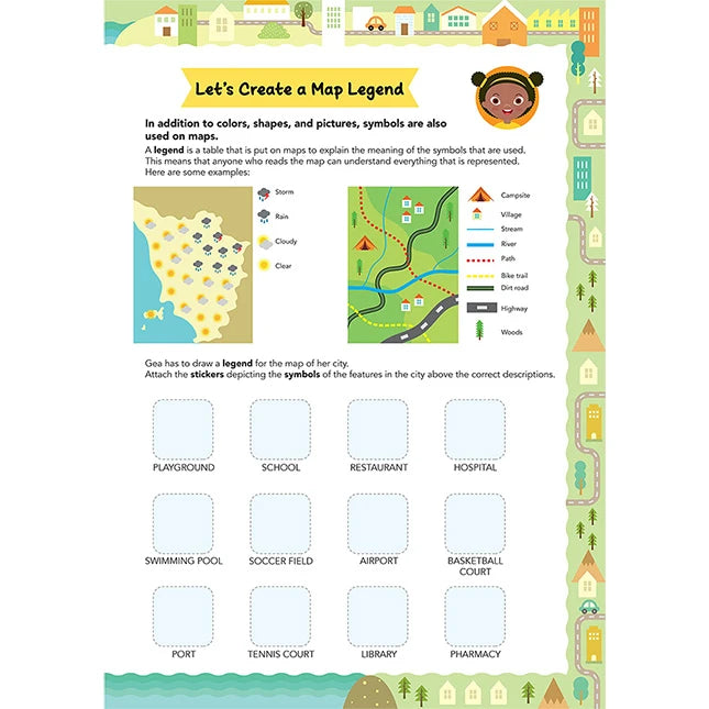 All About Maps Amazing Activity Book - Best Books for Ages 4 to 11 - US 6801