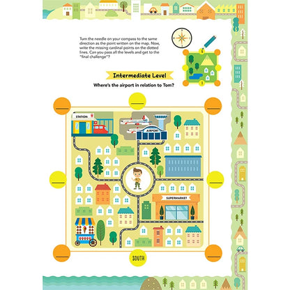 All About Maps Amazing Activity Book - Best Books for Ages 4 to 11 - US 6801