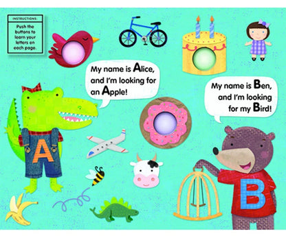Poke-A-Dot An Alphabet Eye Spy - Best Books for Babies - US 1615