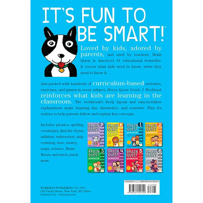 Brain Quest Math Workbook - 1st Grade - - Fat Brain Toys - US 2762