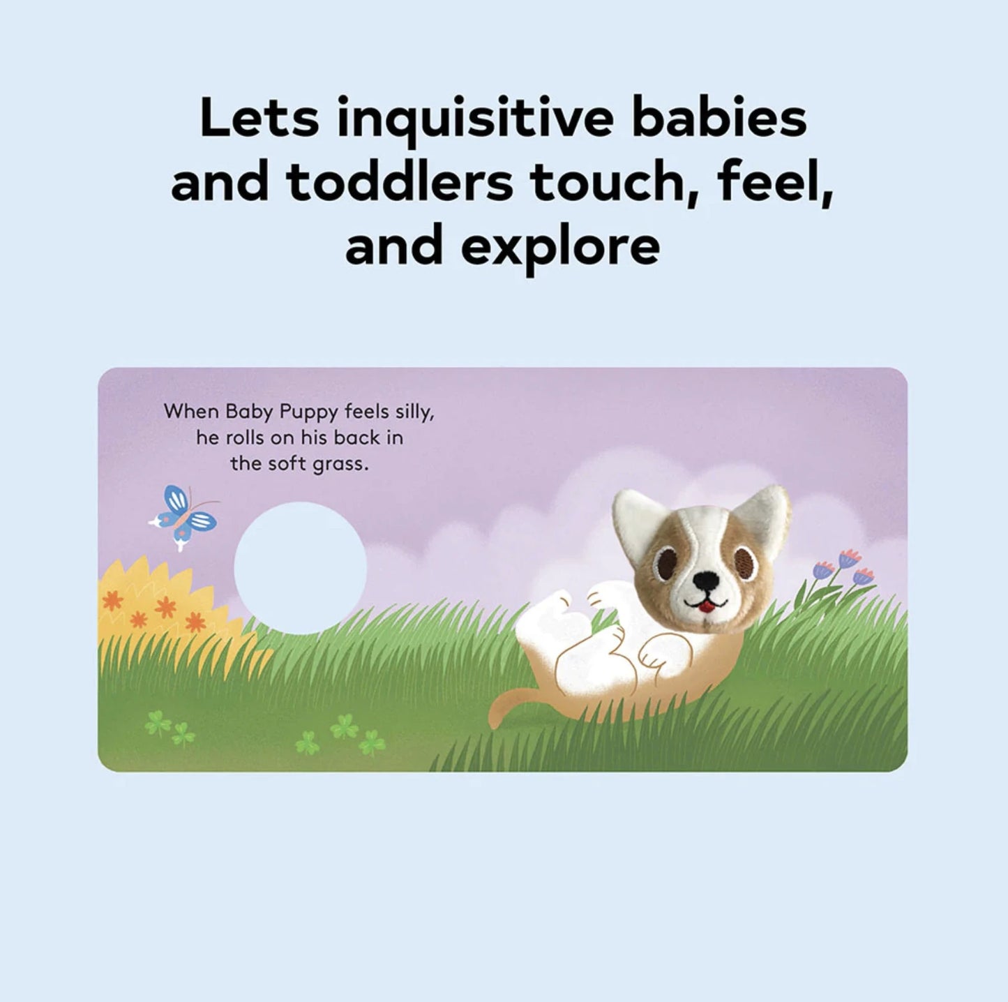 Baby Puppy Finger Puppet Book - Best Baby Toys &amp; Gifts for Ages 0 to 3 - US 9764