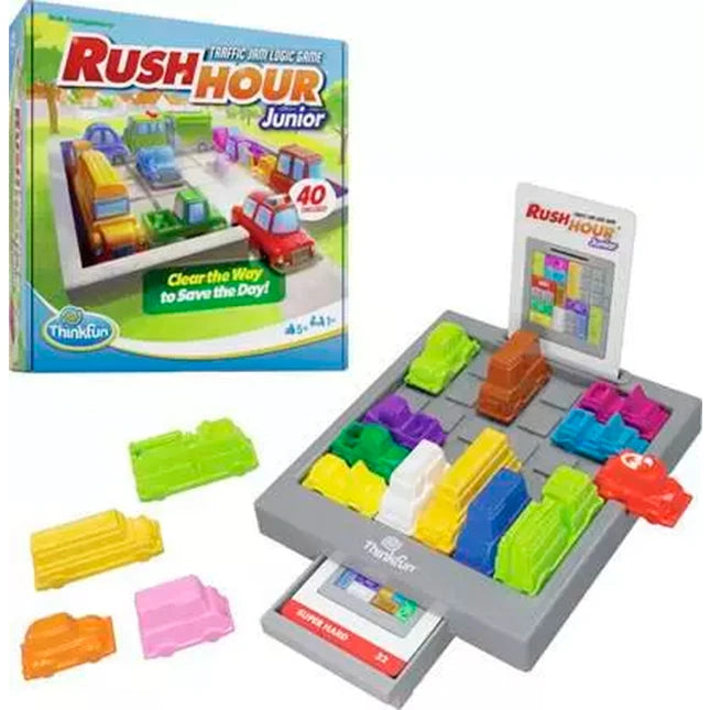 Think Fun Rush Hour Jr. - Best Brainteasers for Ages 5 to 11 - US 4674