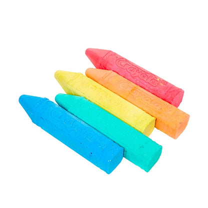 Crayola 5 Ct Sidewalk Chalk - Glitter - Best for Ages 4 to 9 - US 9230