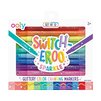 Switch-eroo Sparkle Glittery Color Changing Markers - - US 9270