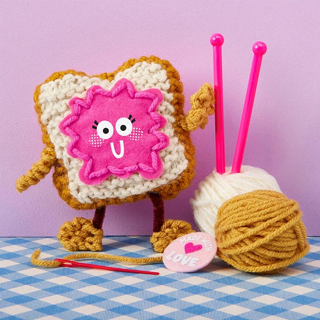 Snack Knit Kit - Toast-n-Jammy - Best Arts &amp; Crafts for Ages 8 to 12 - US 7252