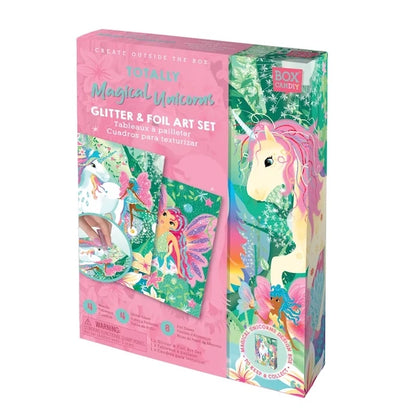 Box CanDIY Totally Magical Unicorns Glitter &amp; Foil Art Set - US 5801