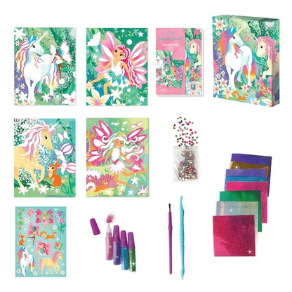 Box CanDIY Totally Magical Unicorns Glitter &amp; Foil Art Set - US 5801