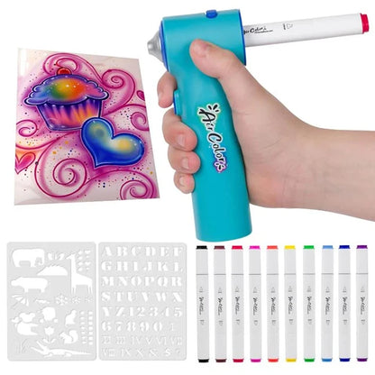 Aircolor Airbrush Kit - - Fat Brain Toys - US 0209