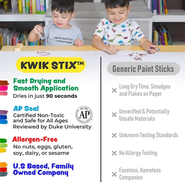Kwik Stix Cuties 12 pk - Best Arts &amp; Crafts for Ages 3 to 7 - US 6882