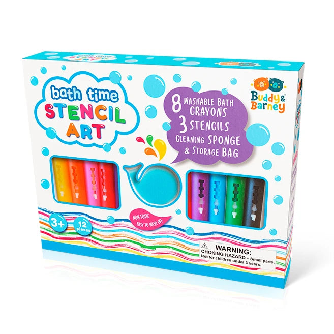 Bath Time Stencil Art Set - Best Arts &amp; Crafts for Ages 3 to 6 - US 7679