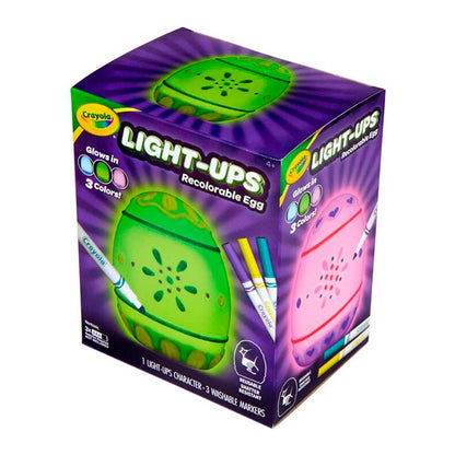 Crayola Light-Ups - Recolorable Egg - Best for Ages 4 to 8 - US 4014