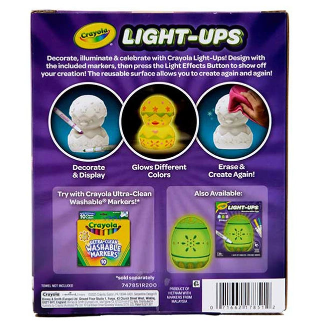 Crayola Light-Ups Recolorable Chick - Best for Ages 4 to 8 - US 0554