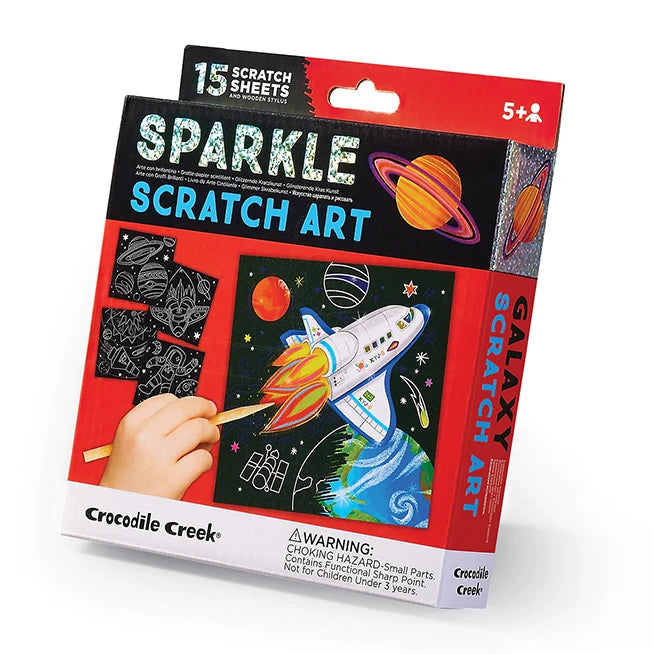 Sparkle Scratch Art - Galaxy - Best Arts &amp; Crafts for Ages 5 to 9 - US 7820