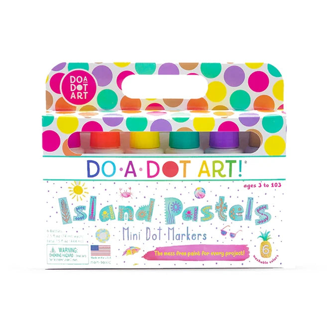Do-A-Dot Art Mini Dot Markers - 6-pack Island Pastels - US 9432