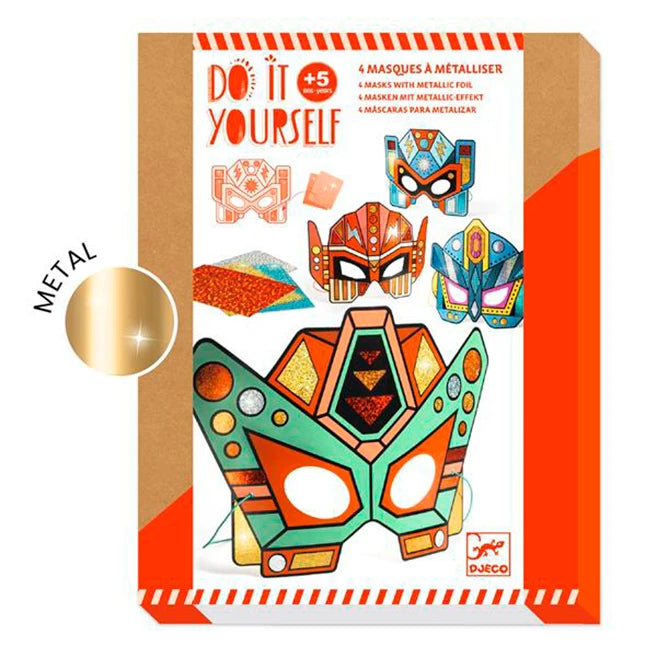 Do It Yourself Super Robots Mosaic Masks - Best for Ages 5 to 10 - US 4609