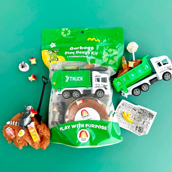 Garbage KidDough Play Kit - - Fat Brain Toys - US 9175