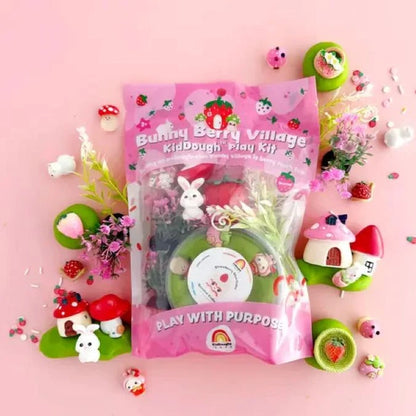 Bunny Berry Village KidDough Play Kit - Best for Ages 4 to 9 - US 1841