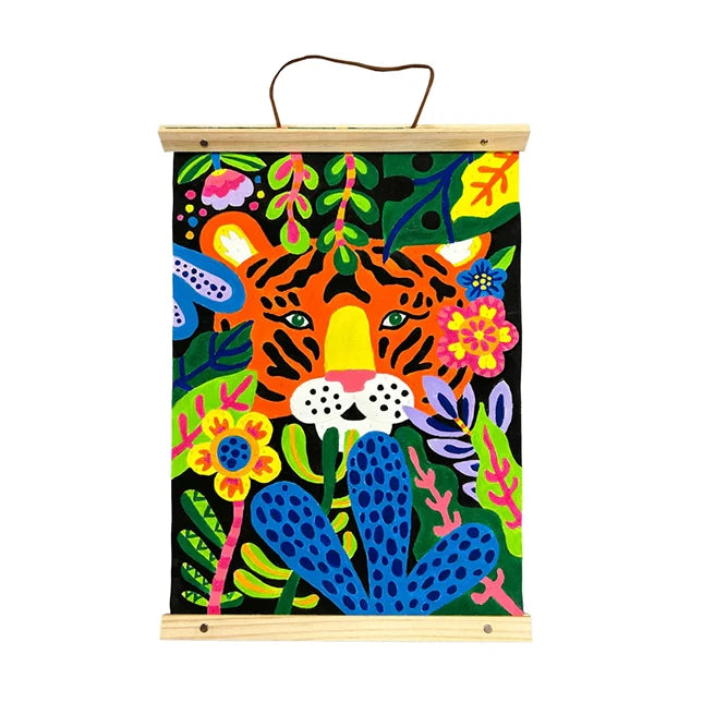 Paintology Paint By Number Canvas Kit - Tiger Eyes - US 6642