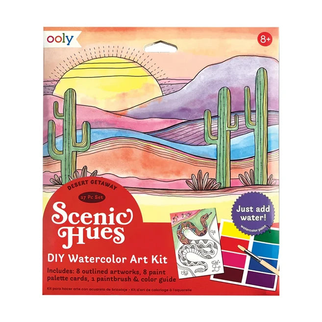Scenic Hues D.I.Y. Watercolor Kit Desert Getaway - US 1394