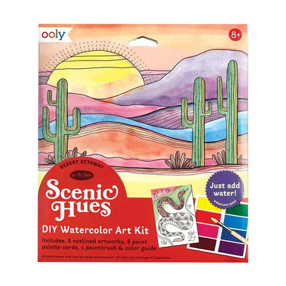Scenic Hues D.I.Y. Watercolor Kit Desert Getaway - US 1394