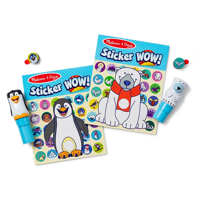 Sticker WOW! Activity Pad &amp; Sticker Stamper Value Pack - Winter - - US 9725