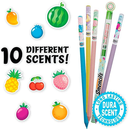 Pastel Colored Smencils - 10-Pack - - Fat Brain Toys - US 7543