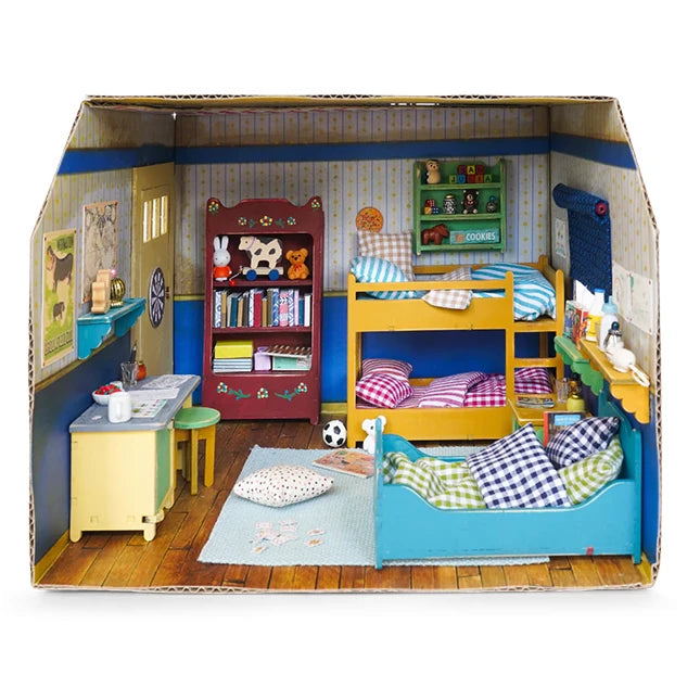 The Mouse Mansion Cardboard Room - Bedroom - Best for Ages 3 to 8 - US 0097