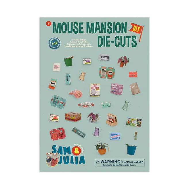 The Mouse Mansion Die-Cut Prints Deluxe Set - Best for Ages 6 to 12 - US 1830