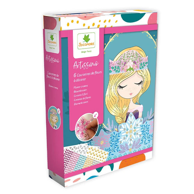 Sycomore Artissimo - Flower Crowns to Decorate - Best for Ages 4 to 8 - US 2428