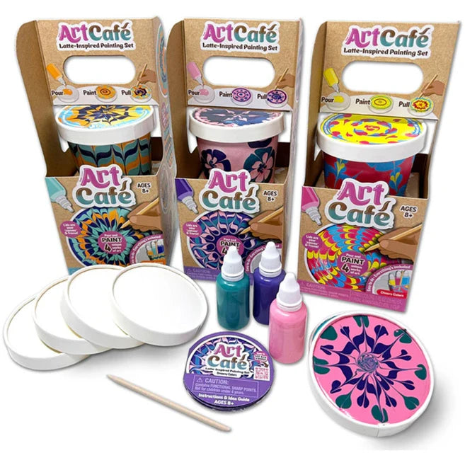 Art Cafe - Latte-Inspired Painting Set - - Fat Brain Toys - US 9883
