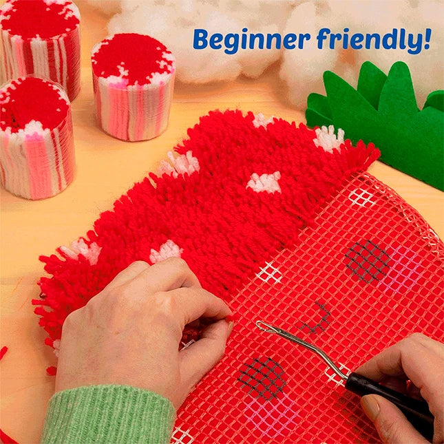 Latchkits Strawberry Pillow - Best Arts &amp; Crafts for Ages 6 to 11 - US 9776