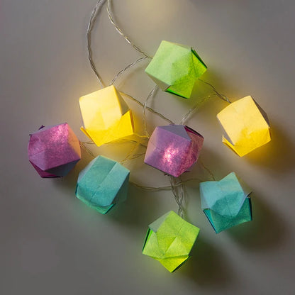 Crafters Make Your Own Origami String Lights - - Fat Brain Toys - US 8420