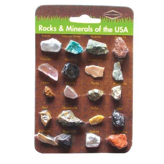 Rocks of the USA - Hand-Sized Collection - Best for Ages 3 to 12 - US 4992