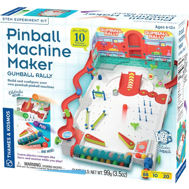 Pinball Machine Maker - Gumball Rally - Best for Ages 6 to 11 - US 8022