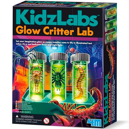 4M Kidzlabs Glow in the Dark Critter Lab - - Fat Brain Toys - US 7462