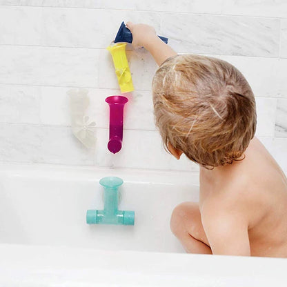 Boon Pipes Building Bath Toy Multicolor - Best for Ages 1 to 5 - US 5476
