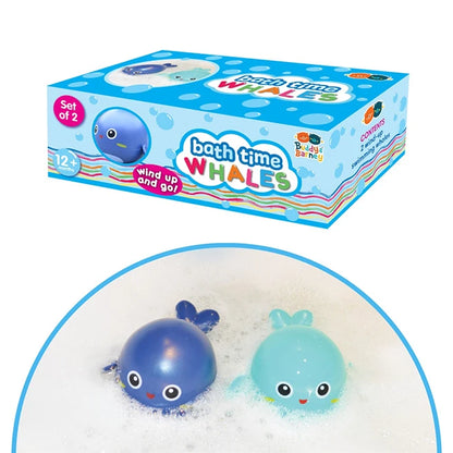 Bath Time Wind Up Whales - Best Baby Toys &amp; Gifts for Ages 1 to 3 - US 9850