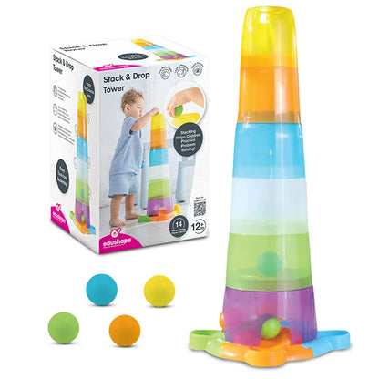 Stack &amp; Drop Tower - - Fat Brain Toys - US 7297