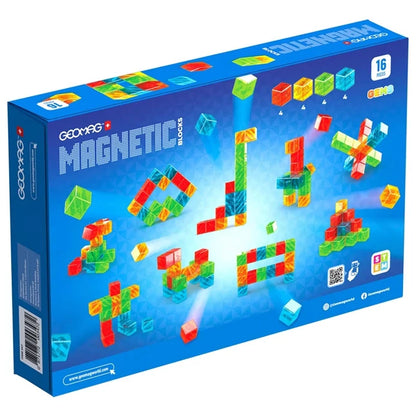 Geomag Magnetic Blocks Gems - 16 pcs - Best for Ages 1 to 5 - US 0803