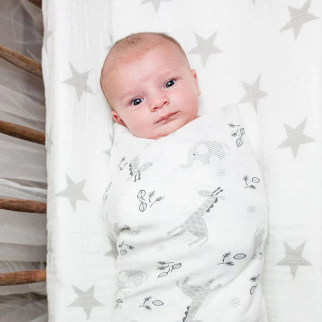 Muslin Swaddle - - Fat Brain Toys - US 8155