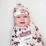 Hello World! Swaddle Set - - Fat Brain Toys - US 9651