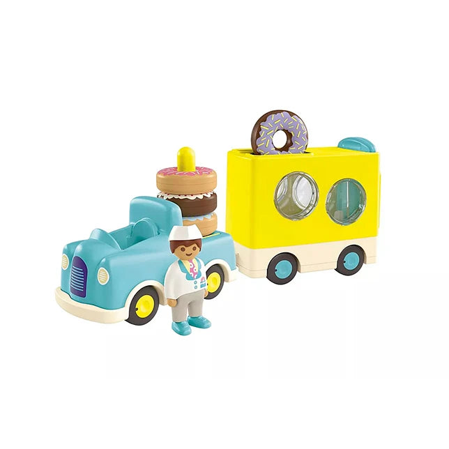 Playmobil Junior - Crazy Donut Truck with Stacking and Sorting Feature - US 3512