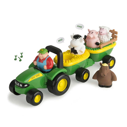 John Deere Preschool Animal Sounds Hayride - Best for 2 year olds - US 6742